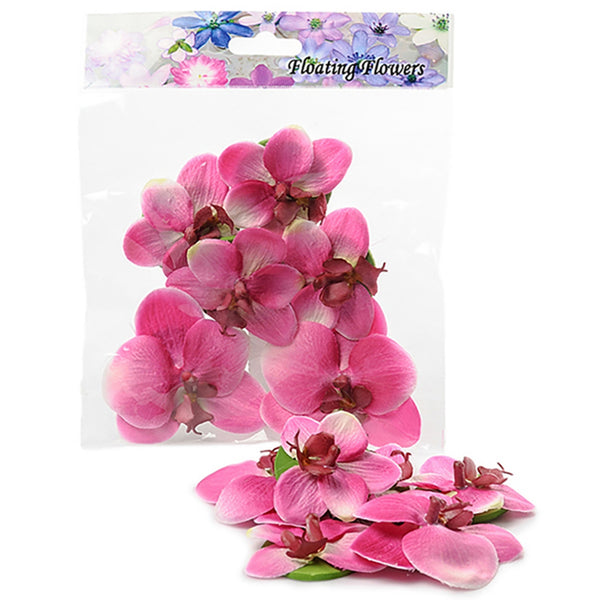 Orkidé "Phalaenopsis" blommor Flytande 6-styck - För alla rum