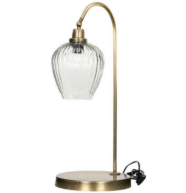 Hög bordslampa med glaskupa A Lot Decoration Forallarum.se