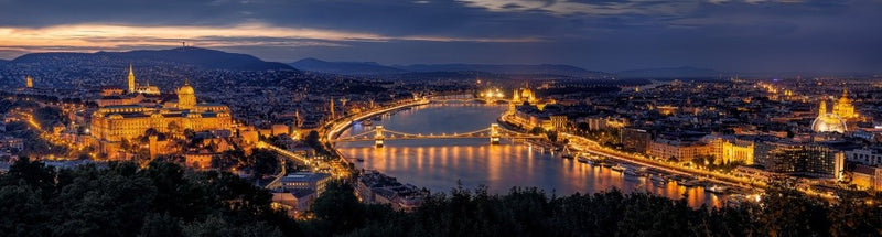 Panorama Of Budapest Poster, Storlek 21x30 cm - Fynda julklapparn hos Forallarum.se!